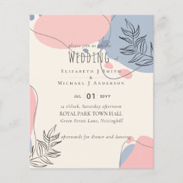 スカンジナビアモダンジャパニ結婚抽象芸術 チラシ