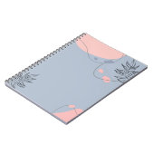 スカンジナビアモダンジャパニ結婚抽象芸術 ノートブック (左側)