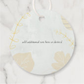 スカンジナビアモダンジャパニ結婚抽象芸術 フェイバータグ (裏面)