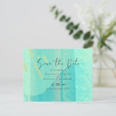 スカンジナビアモダンジャパニ結婚抽象芸術 ポストカード (スタンド正面)