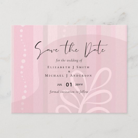 スカンジナビアモダンジャパニ結婚抽象芸術 ポストカード (正面)