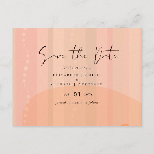 スカンジナビアモダンジャパニ結婚抽象芸術 ポストカード (正面)