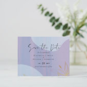 スカンジナビアモダンジャパニ結婚抽象芸術 ポストカード (スタンド正面)