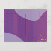 スカンジナビアモダンジャパニ結婚抽象芸術 ポストカード (裏面)