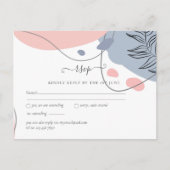 スカンジナビアモダンジャパニ結婚抽象芸術 ポストカード (正面)