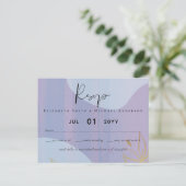 スカンジナビアモダンジャパニ結婚抽象芸術 ポストカード (スタンド正面)