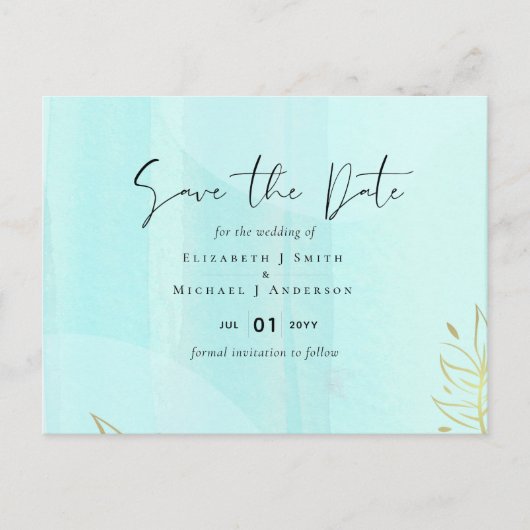 スカンジナビアモダンジャパニ結婚抽象芸術 ポストカード (正面)