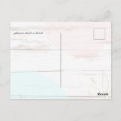 スカンジナビアモダンジャパニ結婚抽象芸術 ポストカード (裏面)