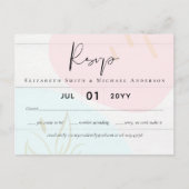 スカンジナビアモダンジャパニ結婚抽象芸術 ポストカード (正面)