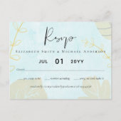 スカンジナビアモダンジャパニ結婚抽象芸術 ポストカード (正面)