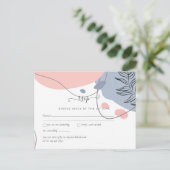 スカンジナビアモダンジャパニ結婚抽象芸術 ポストカード (スタンド正面)