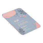 スカンジナビアモダンジャパニ結婚抽象芸術 マグネット (右側)