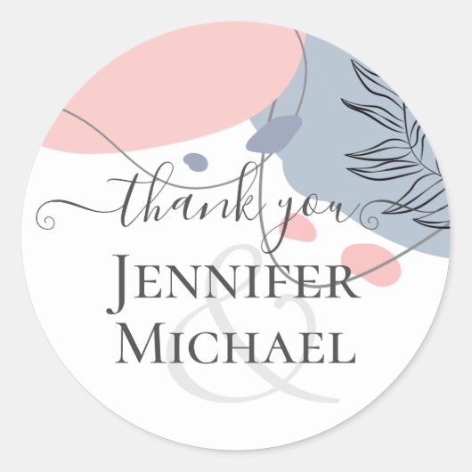 スカンジナビアモダンジャパニ結婚抽象芸術 ラウンドシール (正面)