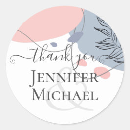 スカンジナビアモダンジャパニ結婚抽象芸術 ラウンドシール