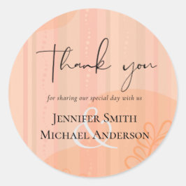 スカンジナビアモダンジャパニ結婚抽象芸術 ラウンドシール