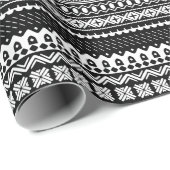 スカンジナビアモダンセータープリントホリデー ラッピングペーパー (ロールコーナー)