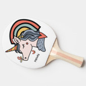 スカンジナビアユニコーンバタフライ名前をカスタムする 卓球ラケット (横)