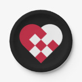 スカンジナビアユール(キリスト降誕祭)聞 ペーパープレート (正面)