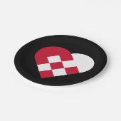 スカンジナビアユール(キリスト降誕祭)聞 ペーパープレート (アングル)