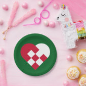 スカンジナビアユール（キリスト降誕祭）聞 ペーパープレート (パーティー)