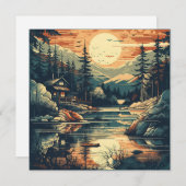 スカンジナビアレトロアートマウンテンホーム (正面/裏面)