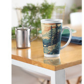 スカンジナビアレトロアートマウンテンホーム カフェラテマグ