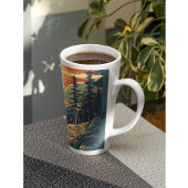 スカンジナビアレトロアートマウンテンホーム カフェラテマグ