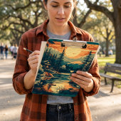 スカンジナビアレトロアートマウンテンホーム クリップボード