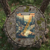 スカンジナビアレトロアートマウンテンホーム クリップボード