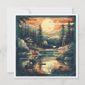 スカンジナビアレトロアートマウンテンホーム シーズンカード (正面)