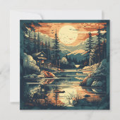 スカンジナビアレトロアートマウンテンホーム シーズンカード (正面)