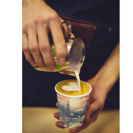 スカンジナビアレトロアートマウンテンホーム 紙コップ