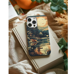 スカンジナビアレトロアートマウンテンホーム iPhone 11 ケース