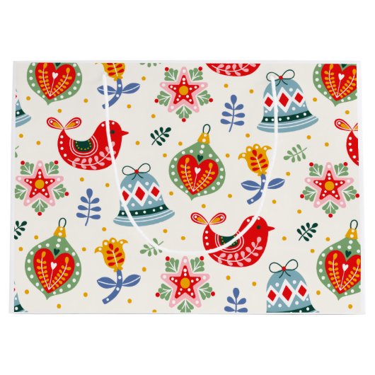 スカンジナビアンデザイン ラージペーパーバッグ (正面)