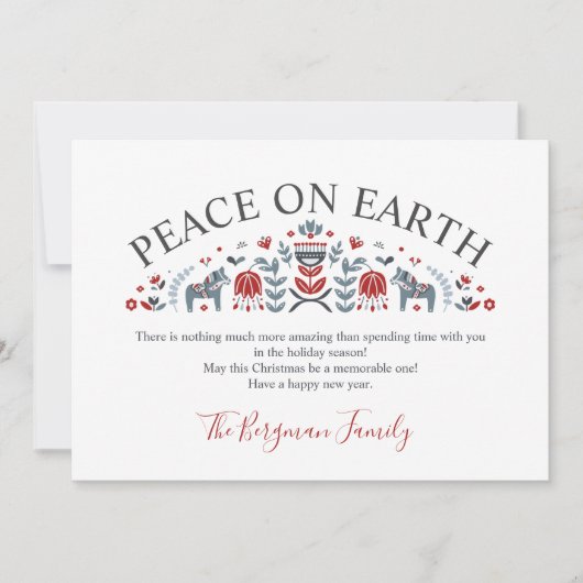 スカンジナビアンフォーク ピースオンアース 写真 クリスマス (正面)