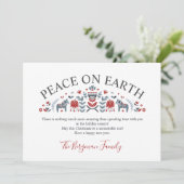 スカンジナビアンフォーク ピースオンアース 写真 クリスマス (スタンド正面)