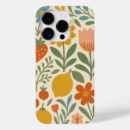 スカンジナビアンフローラル Case-Mate iPhoneケース (裏面)