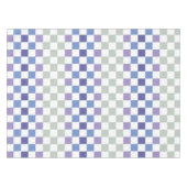 スカンジナビアン セージグリーンとラベンダー テーブルクロス (正面(横))