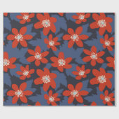 スカンジナビアヴィンテージとスタイルのシームレスなパターン ラッピングペーパー (フラット)