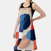 スカンジナビア中世紀幾何学抽象芸術アート エプロン (インサイチュ)