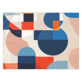 スカンジナビア中世紀幾何学抽象芸術アート テーブルクロス (正面(横))