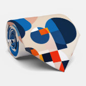 スカンジナビア中世紀幾何学抽象芸術アート ネクタイ (ロール)