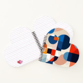 スカンジナビア中世紀幾何学抽象芸術アート ノートブック (内部)