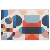 スカンジナビア中世紀幾何学抽象芸術アート ファブリック (ファットクウォーター)