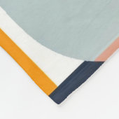 スカンジナビア中世紀幾何学抽象芸術アート フリースブランケット (角)