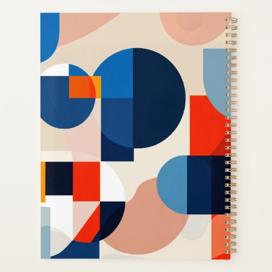 スカンジナビア中世紀幾何学抽象芸術アート プランナー手帳 (裏面)