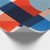 スカンジナビア中世紀幾何学抽象芸術アート ラッピングペーパー (角)