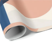 スカンジナビア中世紀幾何学抽象芸術アート ラッピングペーパー (ロールコーナー)