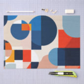 スカンジナビア中世紀幾何学抽象芸術アート 薄葉紙 (クラフト)