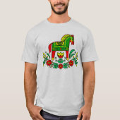 スカンジナビア人のDalaの馬! Tシャツ (正面)